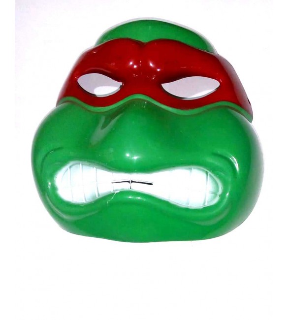 MÁSCARA EM PLÁSTICO RÍGIDO TARTARUGA NINJA - 1 UNIDADE